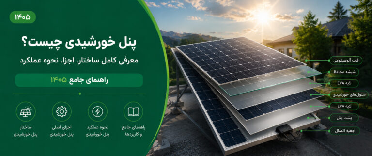 پنل خورشیدی چیست؟ اجزا و ساختار و انواع