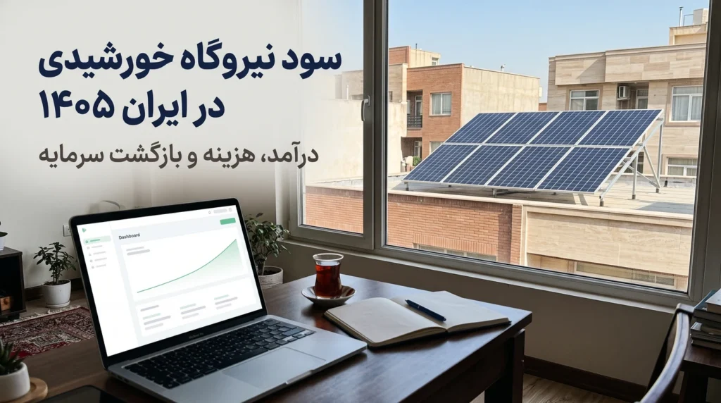 سود نیروگاه خورشیدی در ایران ۱۴۰۵؛ درآمد، هزینه و بازگشت سرمایه