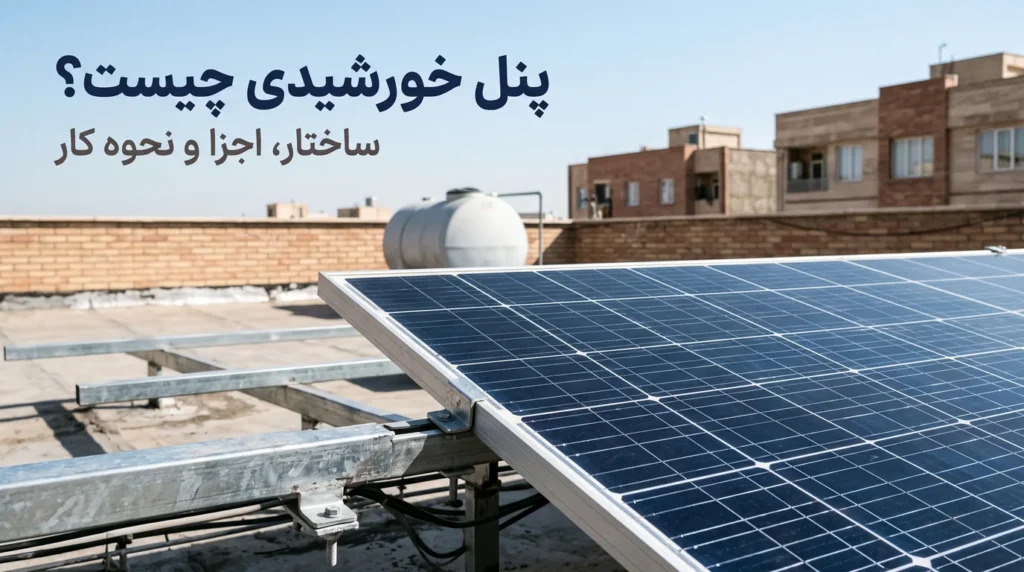 پنل خورشیدی چیست؟ ساختار، انواع، راندمان و نکات خرید 1405